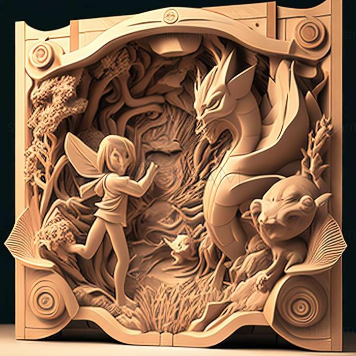 3D model Pokemon Arseus and the Stone of Life anime (STL)